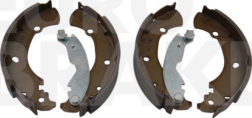 Eurobrake 58492723625 - Комплект тормозных колодок, барабанные autospares.lv