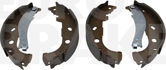 Eurobrake 58492723626 - Комплект тормозных колодок, барабанные autospares.lv