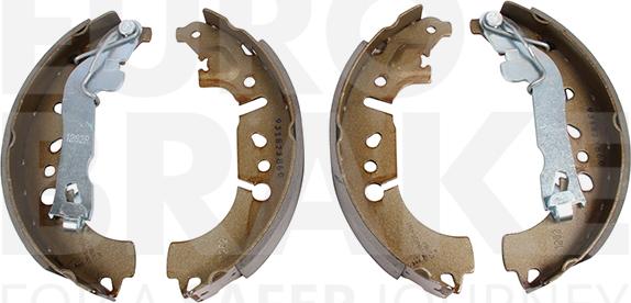 Eurobrake 58492723860 - Комплект тормозных колодок, барабанные autospares.lv