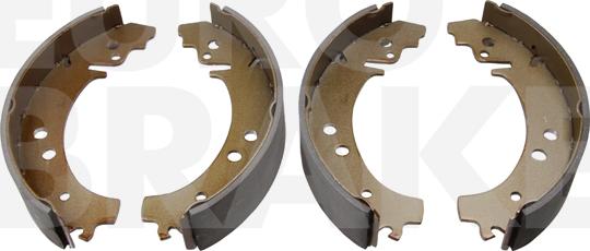 Eurobrake 58492723276 - Комплект тормозных колодок, барабанные autospares.lv