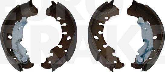 Eurobrake 58492723730 - Комплект тормозных колодок, барабанные autospares.lv