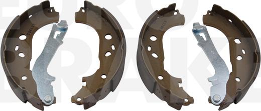 Eurobrake 58492723725 - Комплект тормозных колодок, барабанные autospares.lv