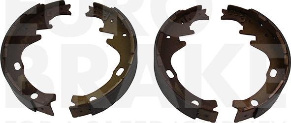 Eurobrake 58492722421 - Комплект тормозных колодок, барабанные autospares.lv