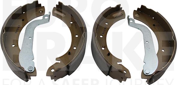 Eurobrake 58492722597 - Комплект тормозных колодок, барабанные autospares.lv