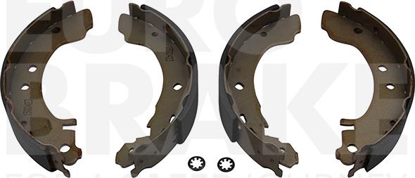 Eurobrake 58492722531 - Комплект тормозных колодок, барабанные autospares.lv