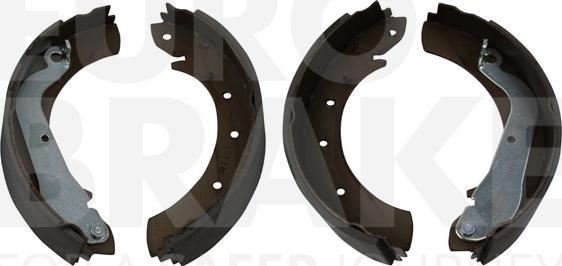 Eurobrake 58492722620 - Комплект тормозных колодок, барабанные autospares.lv