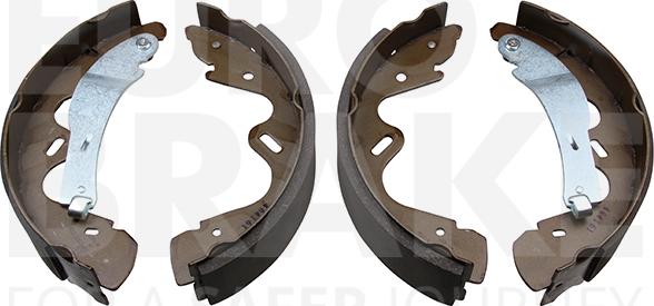 Eurobrake 58492722735 - Комплект тормозных колодок, барабанные autospares.lv