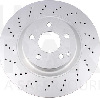 Eurobrake 58153133147 - Тормозной диск autospares.lv