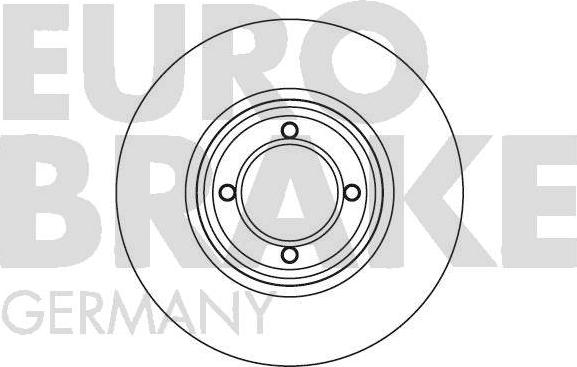 Eurobrake 5815209906 - Тормозной диск autospares.lv
