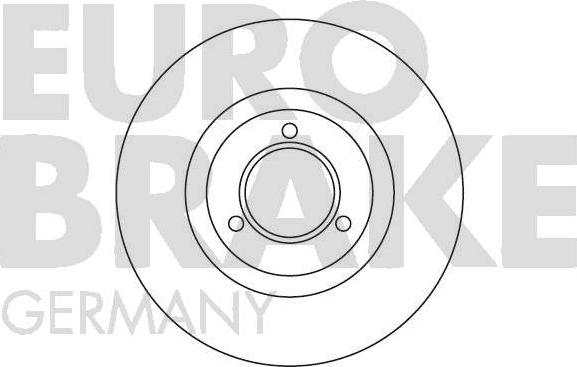 Eurobrake 5815209901 - Тормозной диск autospares.lv