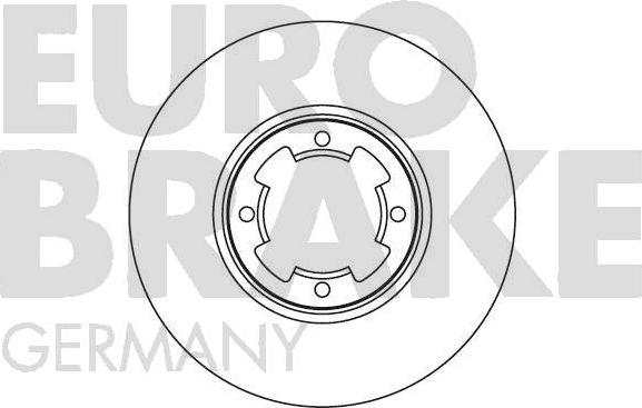 Eurobrake 5815204405 - Тормозной диск autospares.lv