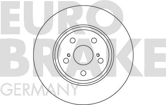 Eurobrake 5815204557 - Тормозной диск autospares.lv