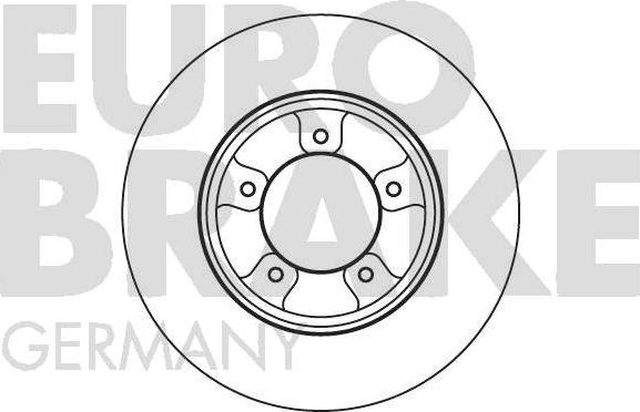 Eurobrake 5815204561 - Тормозной диск autospares.lv