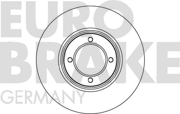 Eurobrake 5815204508 - Тормозной диск autospares.lv