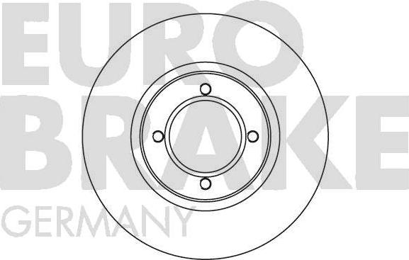 Eurobrake 5815204503 - Тормозной диск autospares.lv