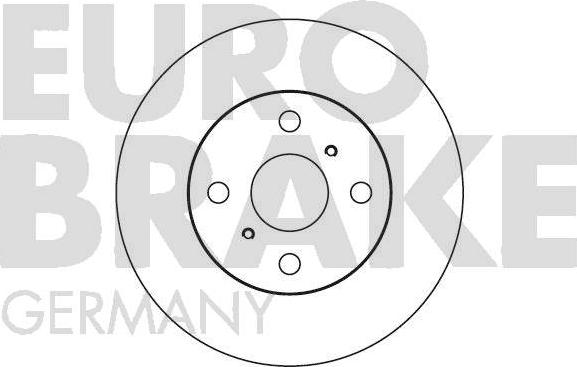 Eurobrake 5815204515 - Тормозной диск autospares.lv