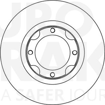 Eurobrake 5815204510 - Тормозной диск autospares.lv