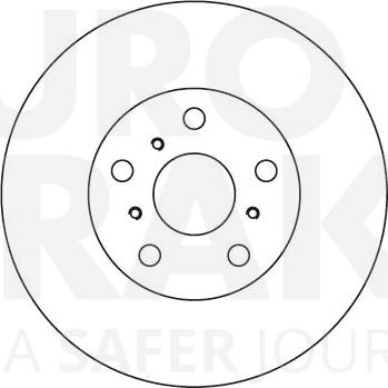 Eurobrake 5815204531 - Тормозной диск autospares.lv