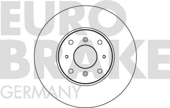 Eurobrake 5815204010 - Тормозной диск autospares.lv