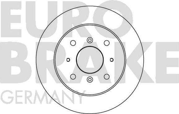 Eurobrake 5815204011 - Тормозной диск autospares.lv