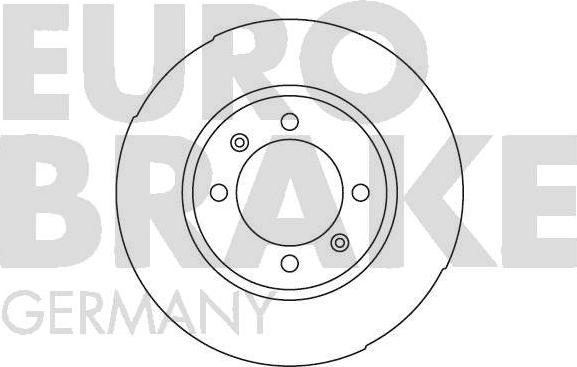 Eurobrake 5815204104 - Тормозной диск autospares.lv