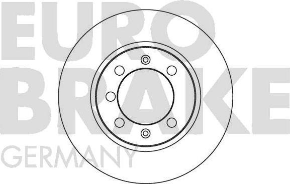 Eurobrake 5815204102 - Тормозной диск autospares.lv