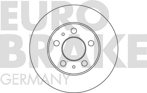 Eurobrake 5815204806 - Тормозной диск autospares.lv