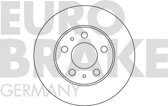 Eurobrake 5815204810 - Тормозной диск autospares.lv