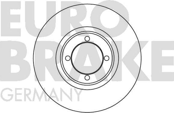 Eurobrake 5815204811 - Тормозной диск autospares.lv