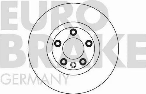 Eurobrake 58152047149 - Тормозной диск autospares.lv