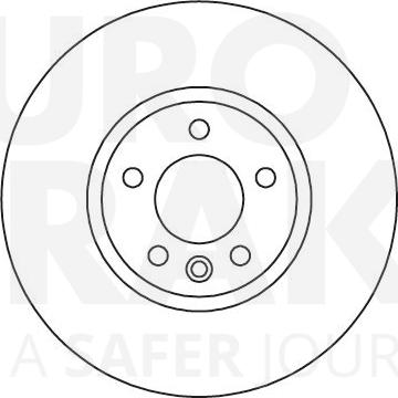 Eurobrake 58152047142 - Тормозной диск autospares.lv