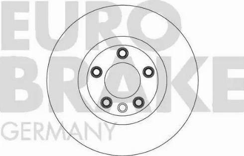 Eurobrake 58152047150 - Тормозной диск autospares.lv