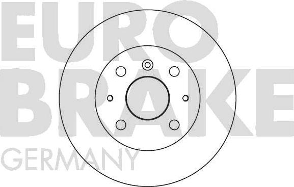 Eurobrake 5815205105 - Тормозной диск autospares.lv