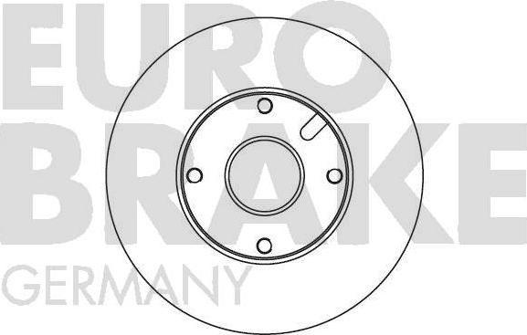 Eurobrake 5815205102 - Тормозной диск autospares.lv