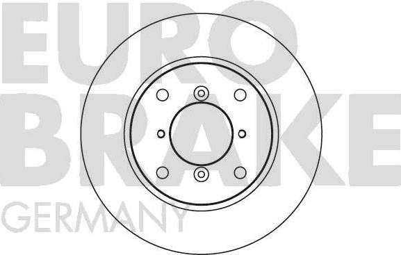 Eurobrake 5815205204 - Тормозной диск autospares.lv