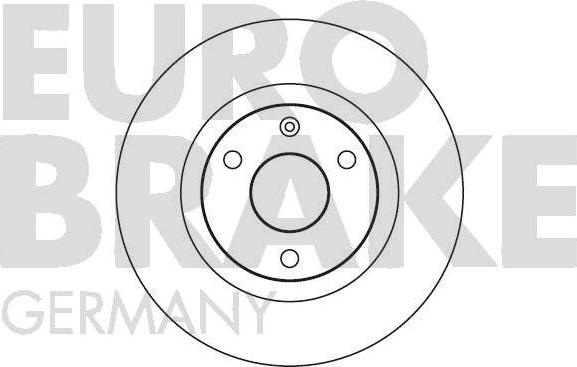 Eurobrake 5815201916 - Тормозной диск autospares.lv