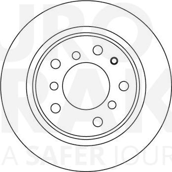 Eurobrake 5815201503 - Тормозной диск autospares.lv