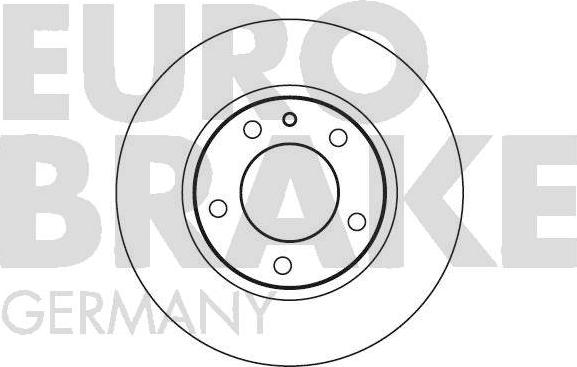 Eurobrake 5815201512 - Тормозной диск autospares.lv