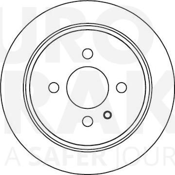 Eurobrake 5815201573 - Тормозной диск autospares.lv