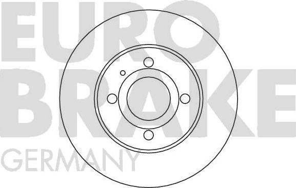 Eurobrake 5815201011 - Тормозной диск autospares.lv