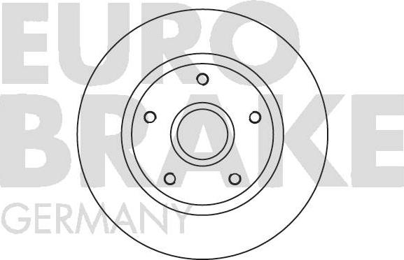 Eurobrake 5815203993 - Тормозной диск autospares.lv