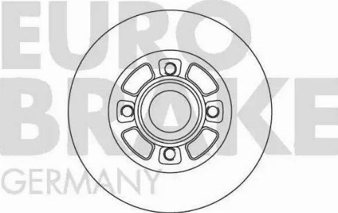 Eurobrake 5815203927 - Тормозной диск autospares.lv