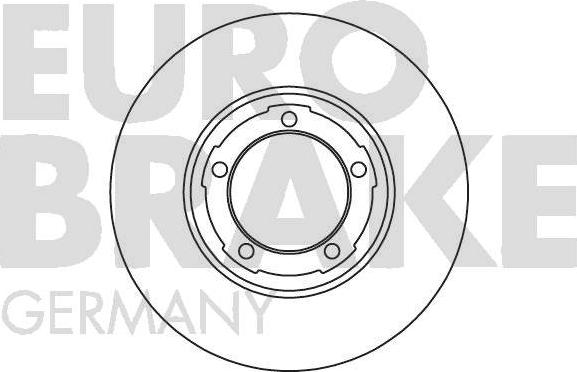 Eurobrake 5815203014 - Тормозной диск autospares.lv