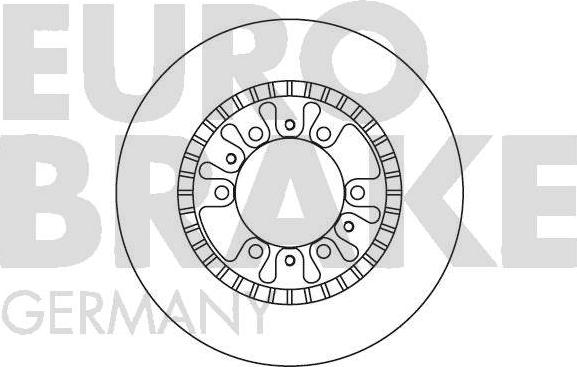 Eurobrake 5815203028 - Тормозной диск autospares.lv