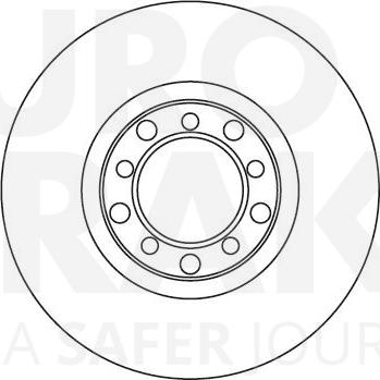 Eurobrake 5815203323 - Тормозной диск autospares.lv