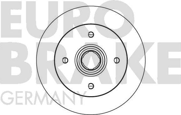 Eurobrake 5815203206 - Тормозной диск autospares.lv