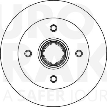 Eurobrake 5815203207 - Тормозной диск autospares.lv