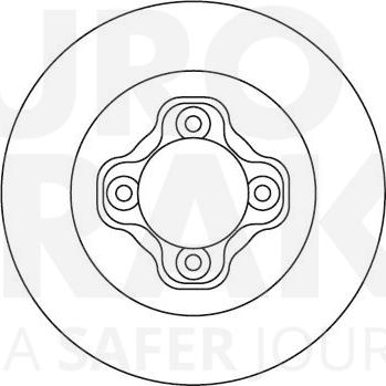 Brake Engineering DI953600 - Тормозной диск autospares.lv