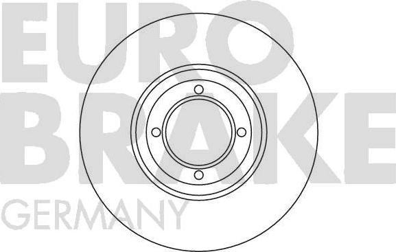 Eurobrake 5815203713 - Тормозной диск autospares.lv