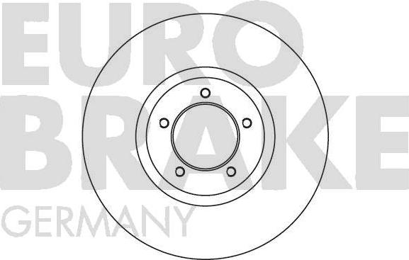 Eurobrake 5815202511 - Тормозной диск autospares.lv